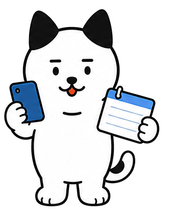 注文を案内するSANCLEキャラクター